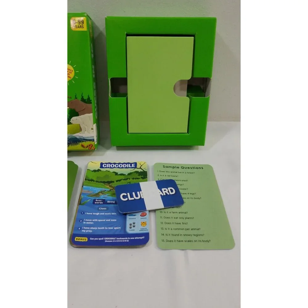 Guess In 10 Animal Planet Complete Set Guessing Game Skillmatics Family Time